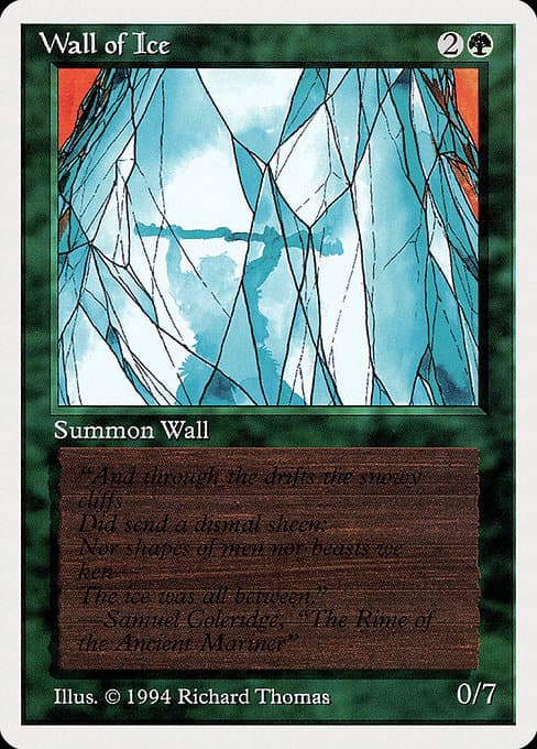 Wall of Ice from Summer Magic / Edgar (Uncommon)
