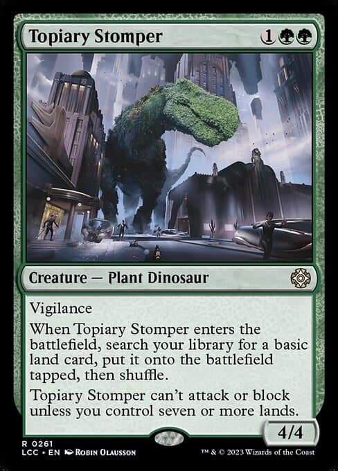 Topiary Stomper from The Lost Caverns of Ixalan Commander (Rare)