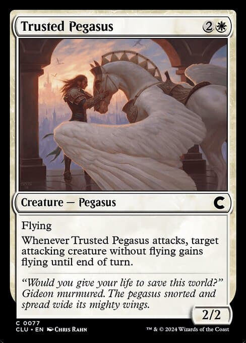 Trusted Pegasus from Ravnica: Clue Edition (Common)