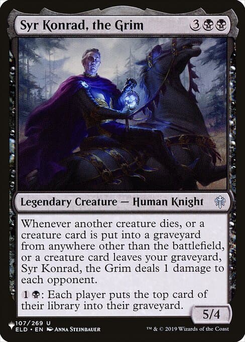 Syr Konrad, the Grim from The List (Uncommon)
