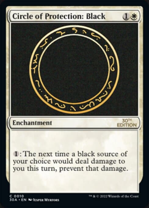 Circle of Protection: Black from 30th Anniversary Edition (Common)