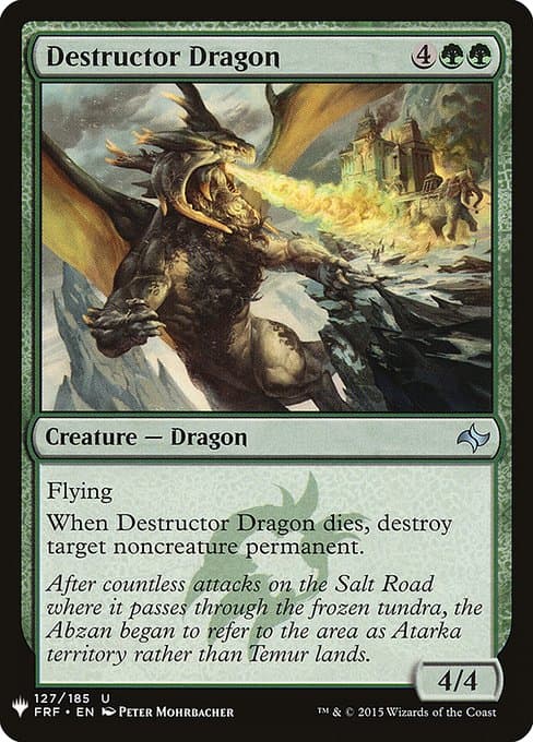 Destructor Dragon from The List (Uncommon)