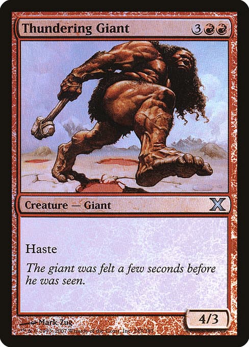Thundering Giant from Tenth Edition (Uncommon)