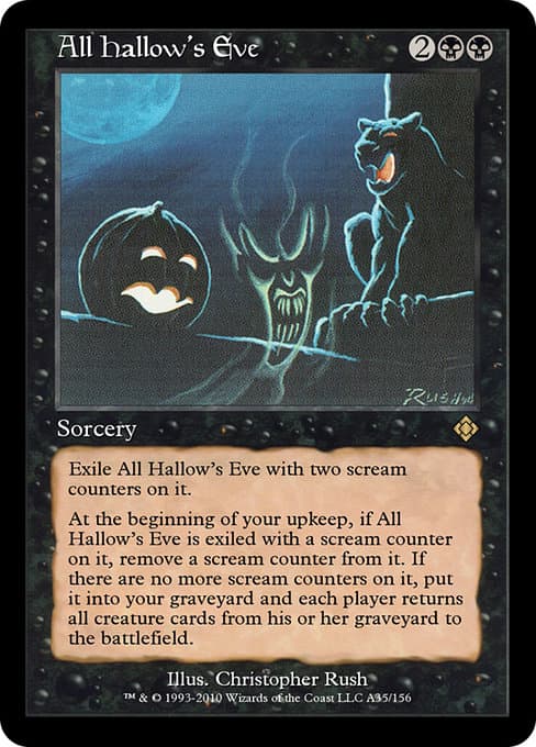 All Hallow's Eve from Magic Online Theme Decks (Rare)