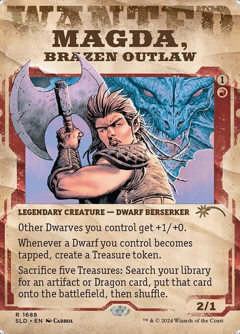Magda, Brazen Outlaw from Secret Lair Drop (Rare)