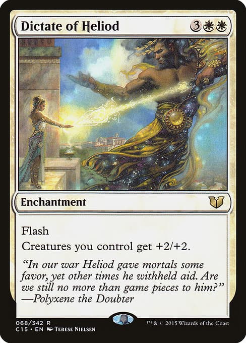 Dictate of Heliod from Commander 2015 (Rare)
