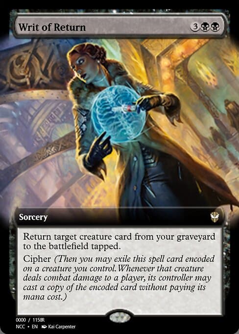 Writ of Return from Magic Online Promos (Rare)