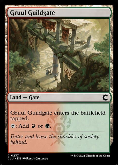 Gruul Guildgate from Ravnica: Clue Edition (Common)
