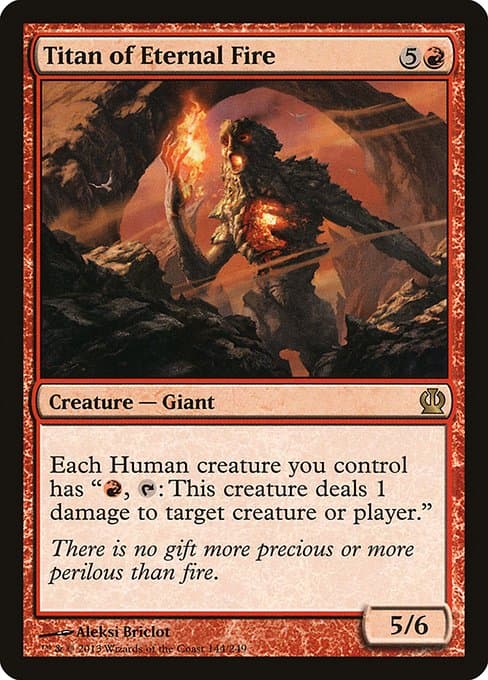 Titan of Eternal Fire from Theros (Rare)