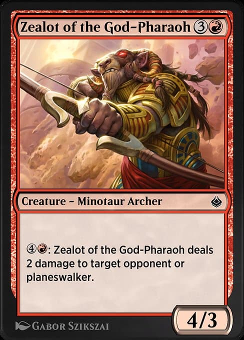 Zealot of the God-Pharaoh from Amonkhet Remastered (Common)