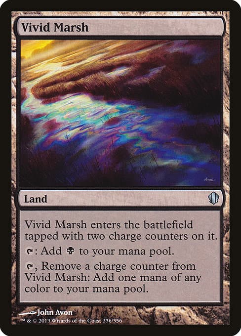 Vivid Marsh from Commander 2013 (Uncommon)