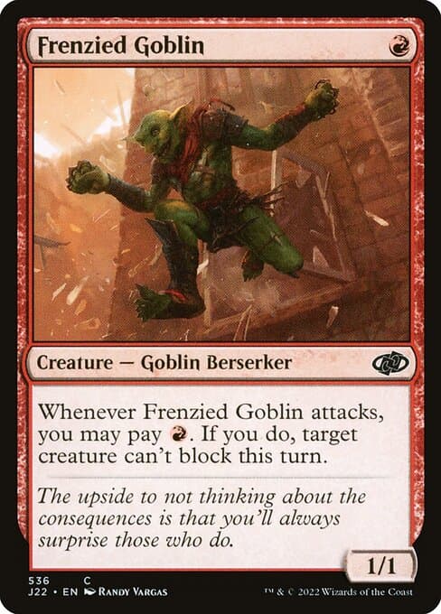 Frenzied Goblin from Jumpstart 2022 (Common)