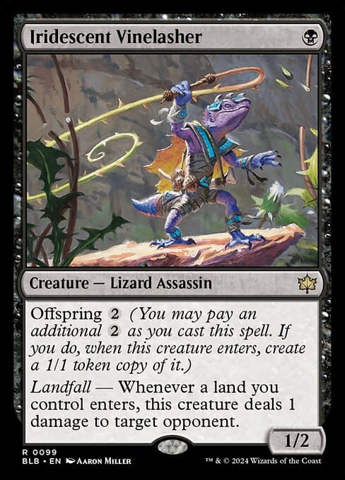 Iridescent Vinelasher from Bloomburrow (Rare)