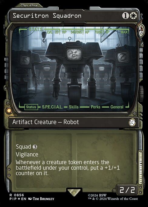Securitron Squadron from Fallout (Rare)