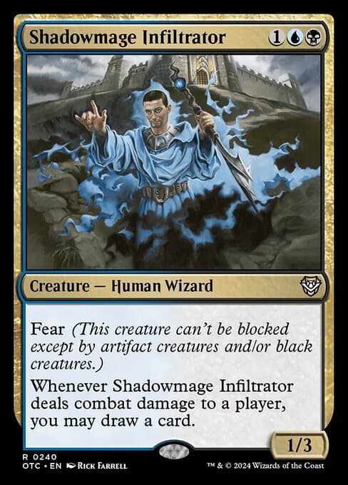 Shadowmage Infiltrator from Outlaws of Thunder Junction Commander (Rare)