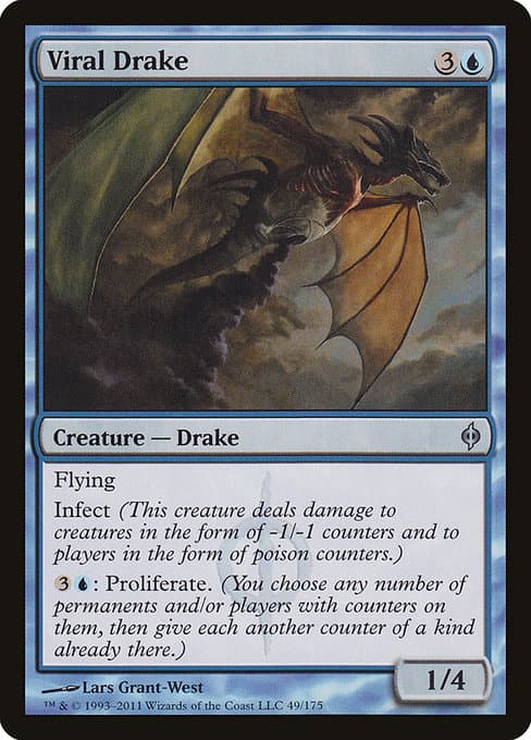 Viral Drake from New Phyrexia (Uncommon)