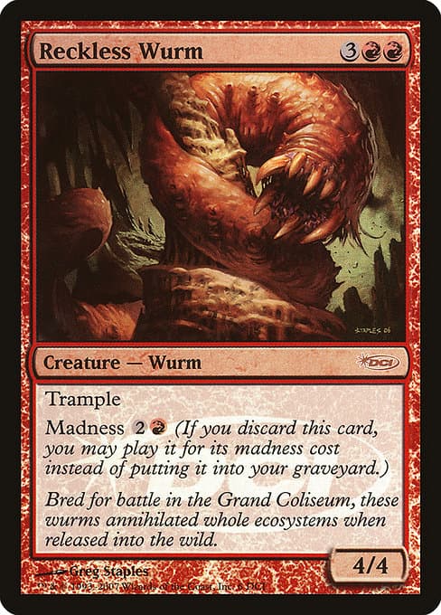 Reckless Wurm (Rare)