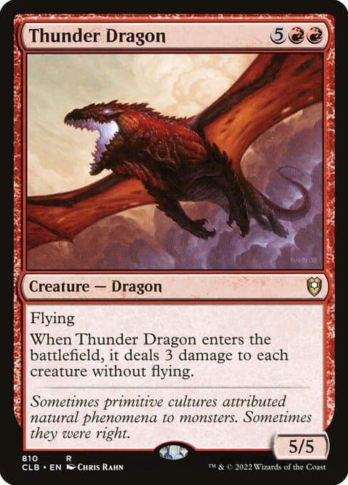Thunder Dragon from Commander Legends: Battle for Baldur's Gate (Rare)
