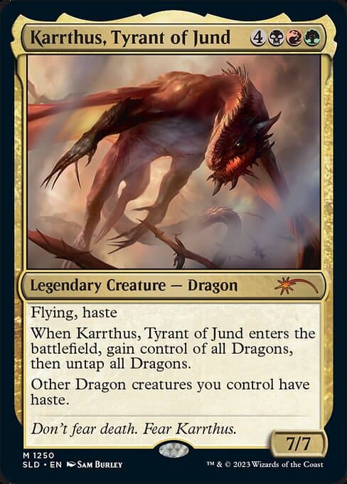 Karrthus, Tyrant of Jund from Secret Lair Drop (Mythic)