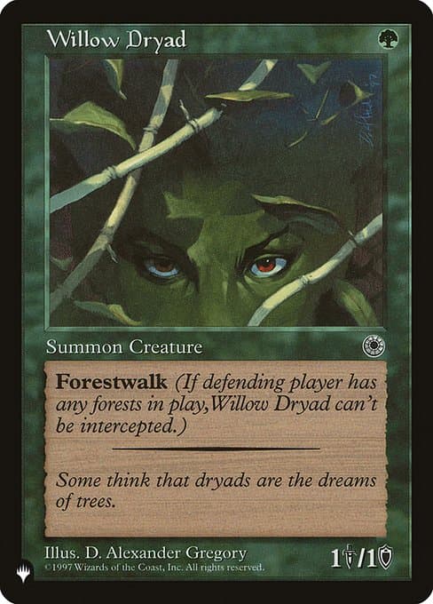 Willow Dryad from The List (Common)