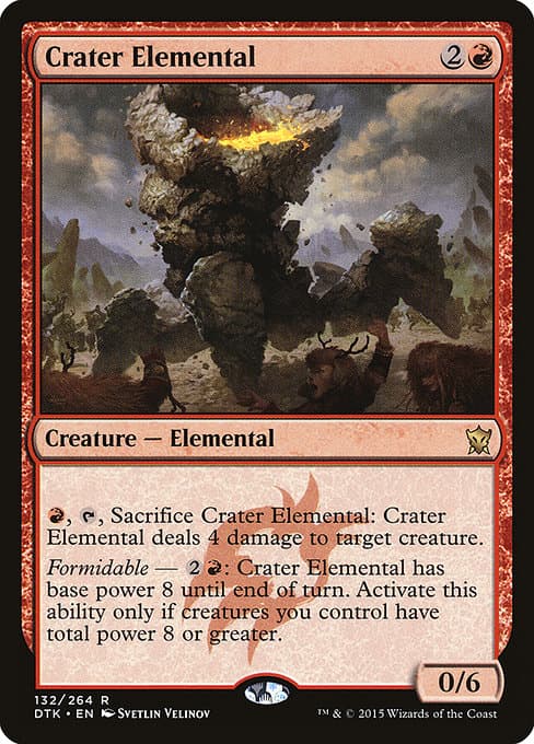 Crater Elemental from Dragons of Tarkir (Rare)