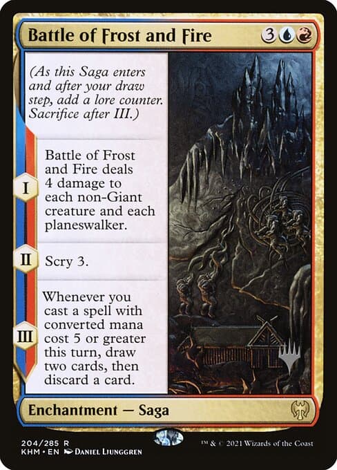Battle of Frost and Fire from Kaldheim Promos (Rare)
