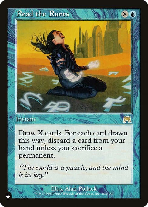 Read the Runes from The List (Rare)