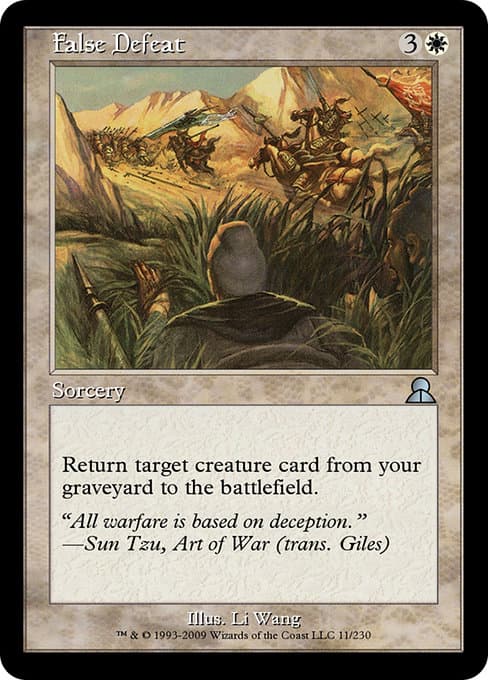 False Defeat from Masters Edition III (Uncommon)