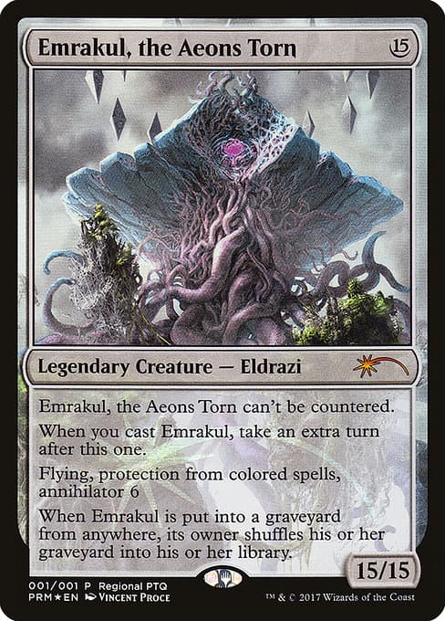Emrakul, the Aeons Torn (Mythic)