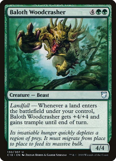 Baloth Woodcrasher from Commander 2018 (Uncommon)