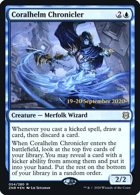 Coralhelm Chronicler from Zendikar Rising Promos (Rare)