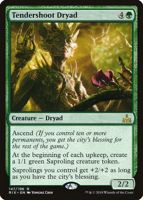 Tendershoot Dryad from Rivals of Ixalan (Rare)