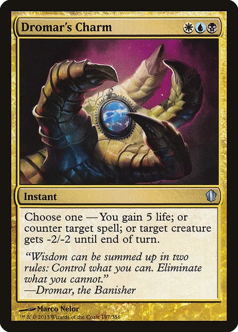 Dromar's Charm from Commander 2013 (Uncommon)