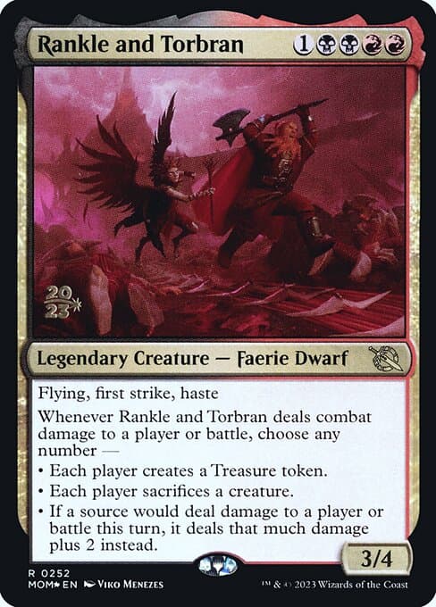 Rankle and Torbran from March of the Machine Promos (Rare)