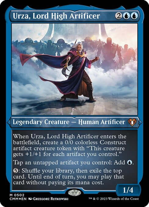 Urza, Lord High Artificer from Commander Masters (Mythic)
