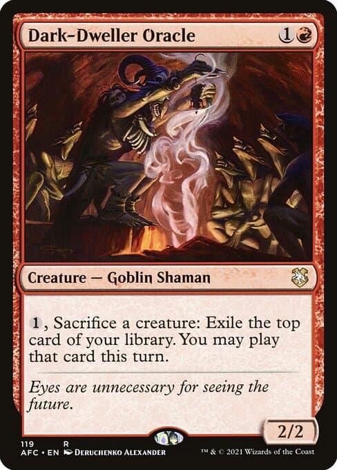 Dark-Dweller Oracle from Forgotten Realms Commander (Rare)