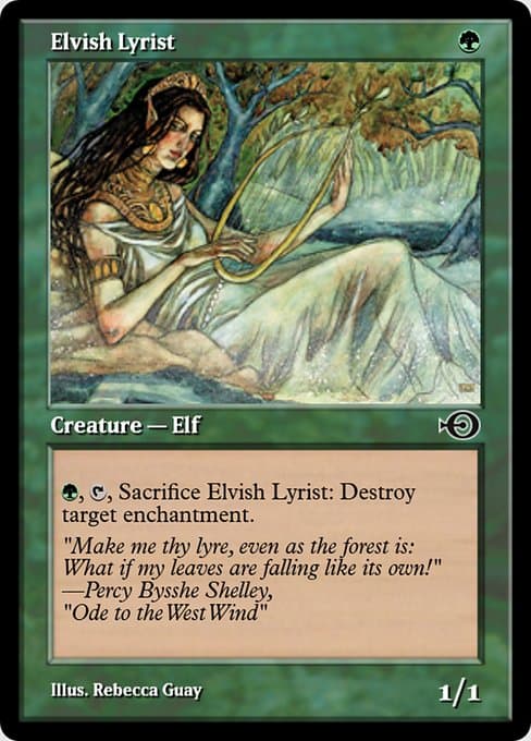 Elvish Lyrist from Magic Online Promos (Common)