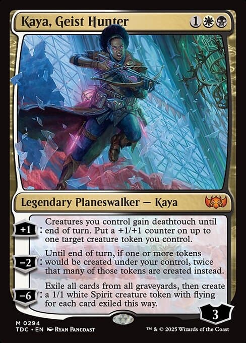 Kaya, Geist Hunter from Tarkir: Dragonstorm Commander (Mythic)