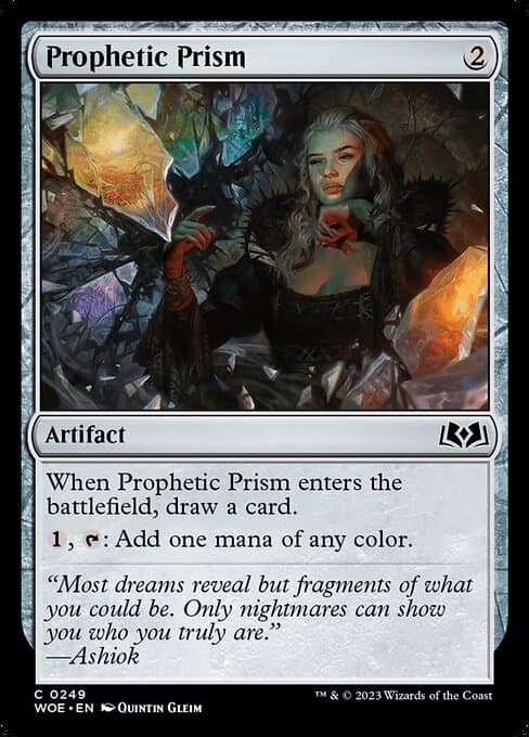 Prophetic Prism from Wilds of Eldraine (Common)