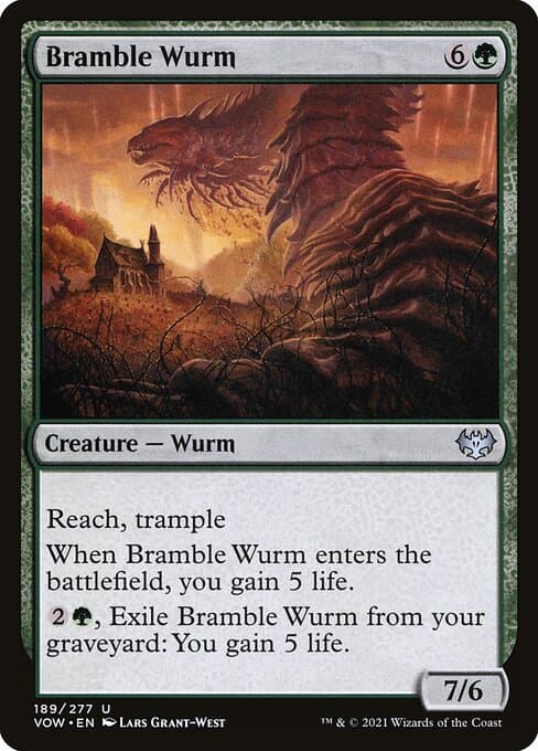 Bramble Wurm from Innistrad: Crimson Vow (Uncommon)