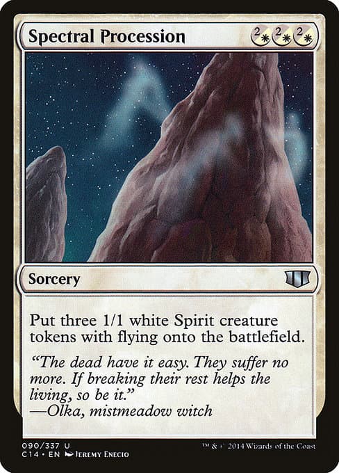 Spectral Procession from Commander 2014 (Uncommon)