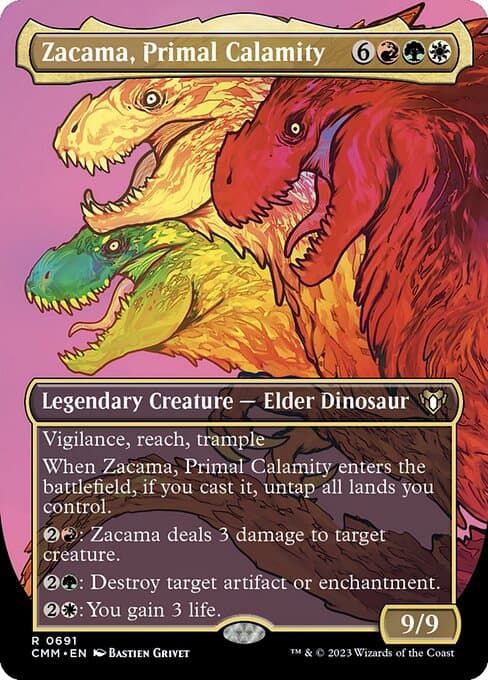 Zacama, Primal Calamity from Commander Masters (Rare)