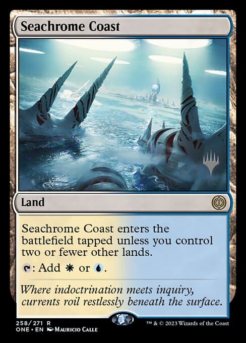 Seachrome Coast from Phyrexia: All Will Be One Promos (Rare)