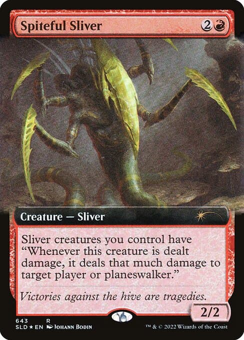 Spiteful Sliver from Secret Lair Drop (Rare)