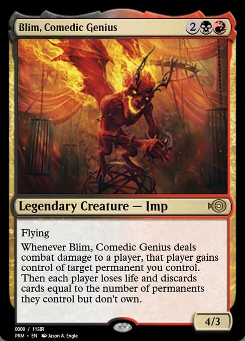 Blim, Comedic Genius from Magic Online Promos (Rare)