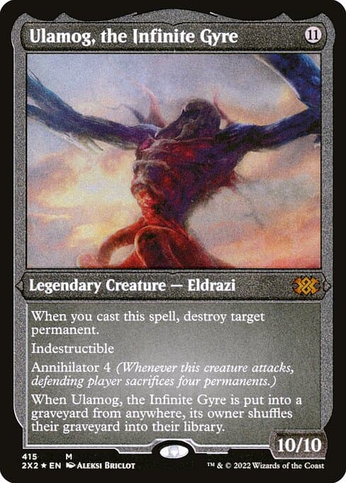Ulamog, the Infinite Gyre from Double Masters 2022 (Mythic)
