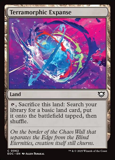 Terramorphic Expanse from Edge of Eternities Commander (Common)