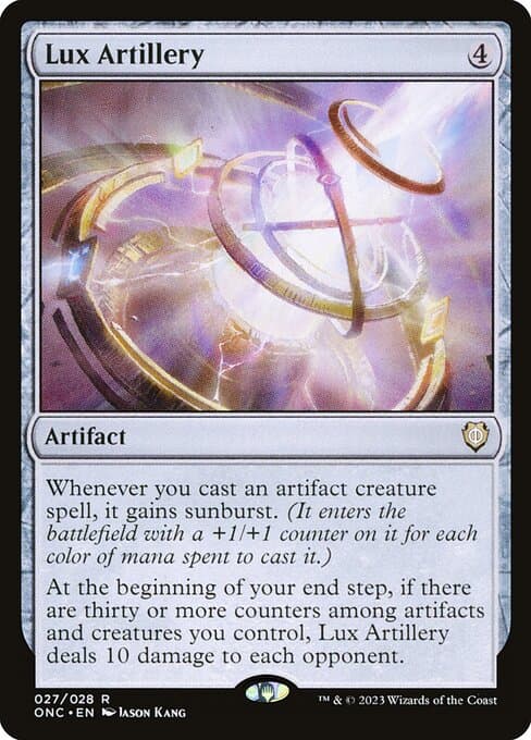 Lux Artillery from Phyrexia: All Will Be One Commander (Rare)