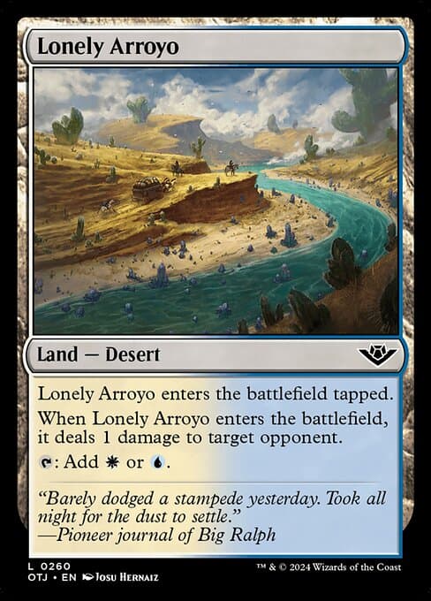 Lonely Arroyo (Common)