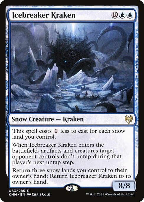 Icebreaker Kraken from Kaldheim (Rare)